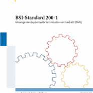 Titelbild des BSI Standrads 200-1 der als Richtlinie zur Zertifizierung nach ISO 27001 herangezogen werden kann