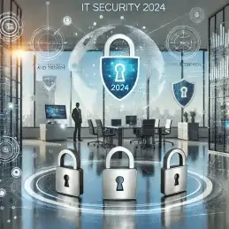 Ein Sinnbild für IT-Sicherheit im Bereich Mittelständischer Unternehmen als Symbol für die IT-Sicherheit 2024