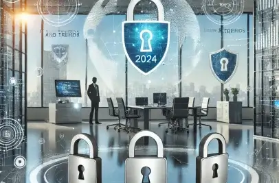 Ein Sinnbild für IT-Sicherheit im Bereich Mittelständischer Unternehmen als Symbol für die IT-Sicherheit 2024