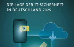 Ausschnitt aus dem BSI Lagebericht 2025 Titelblatt mit der Überschrift Die Lage der IT-Sicherheit in Deutschland 2025