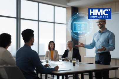 KI Bild zur Weiterbildung von Erwachsenen zeigt eine Dozenten Schüler Situation und dient zur Versinnbildlichung von Medienkompetenz