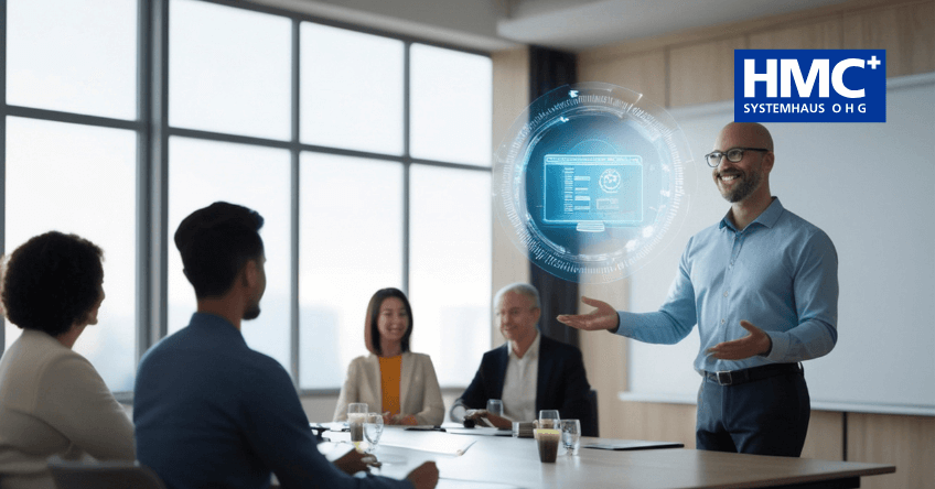 Dozent Schüler Situation zur Versinnbildlichung digitaler Erwachsenenbildung im Kontext Medienkompetenz
