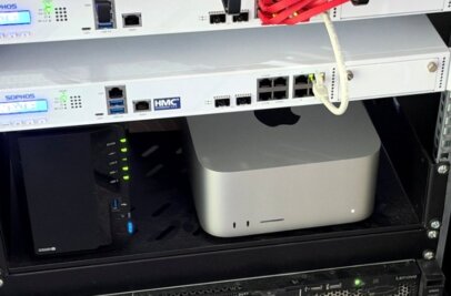 Eigene KI im Serverschrank von HMC: Mac Studio als lokaler KI-Server zwischen Firewall und Netzwerkspeicher