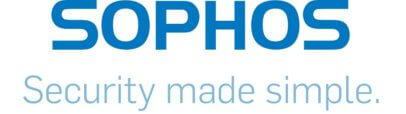 Sophos Firmenlogo mit Security made simple Schriftzug